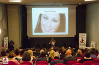 Sara Ventura, splendida e divertente conduttrice dell'evento