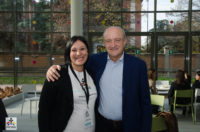 Caterina Pettinato, vice Presidente di The Bridge for Hope Onlus, con il Prof. Pier Mario Biava