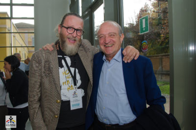 Richard Romagnoli e il Prof. Pier Mario Biava.