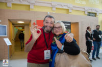 Il nostro fotografo, Gianluca Sgattoni, in ottima compagnia di una challenger